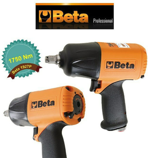 Beta 1927P Въздушен Ключ 1/2" с Максимален Въртящ Момент 178.45kgm