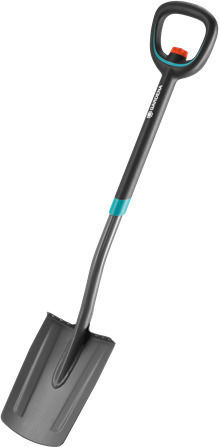 Gardena Natureline Straight Shovel with Shaft 117cm and Plastic Handle