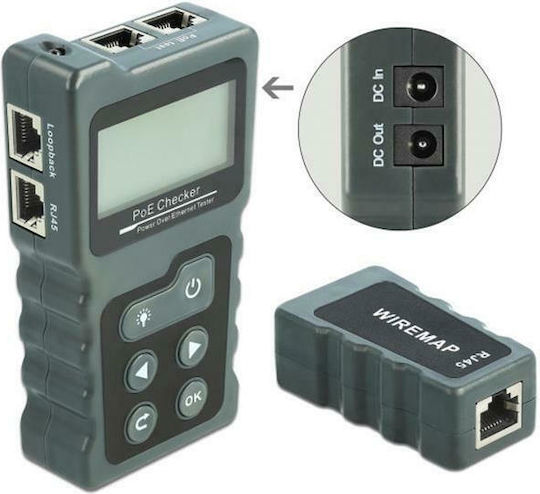 DeLock 63110 Tester Καλωδίων Δικτύου RJ45 Ψηφιακό