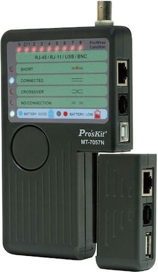 Proskit MT-7057N Kabeltester Netzwerk BNC USB
