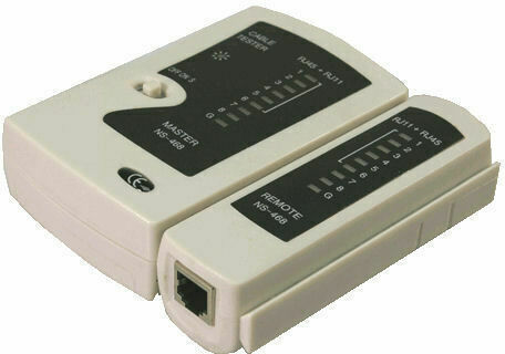 LogiLink WZ0010 Tester Καλωδίων Δικτύου RJ45 / RJ12 / RJ11