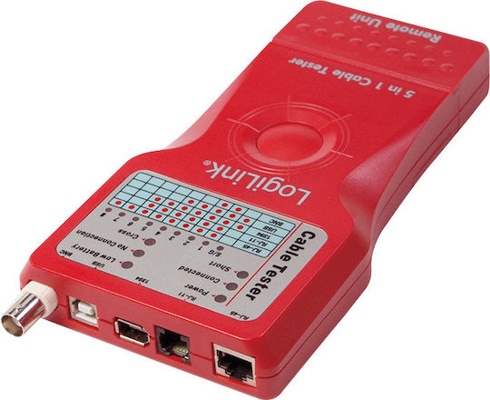 LogiLink WZ0014 Тестер На Кабели Чешмяна Вода / Мрежа RJ45 / RJ11 / BNC / USB