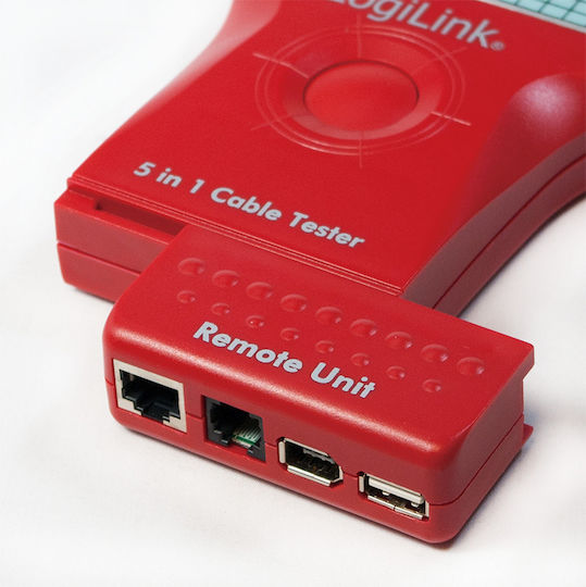 LogiLink WZ0014 Тестер На Кабели Чешмяна Вода / Мрежа RJ45 / RJ11 / BNC / USB