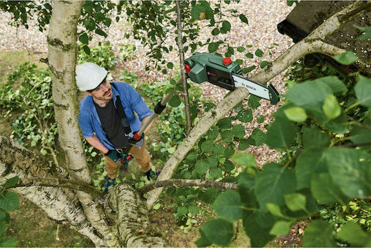 Bosch UniversalChainPole 18 Τηλεσκοπικό Κονταροπρίονο Μπαταρίας 18V 1x2.5Ah Συνολικού Μήκους 260cm και Λάμα 20cm