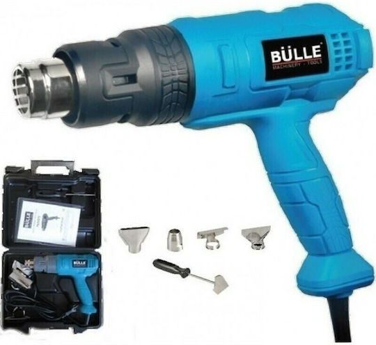 Bulle Πιστόλι Θερμού Αέρα 2000W με Ρύθμιση Θερμοκρασίας εως και 650°C