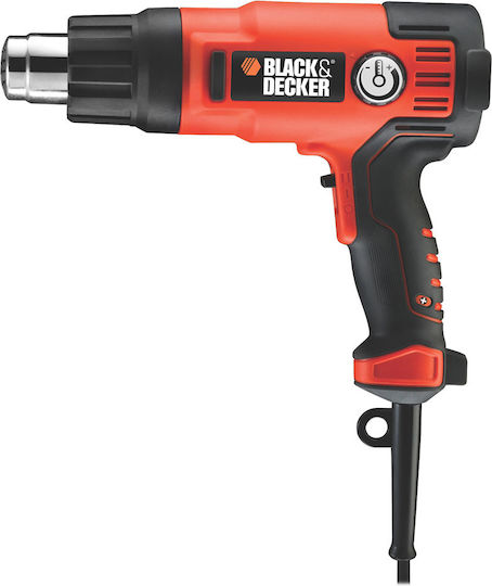 Black & Decker KX2200K Πιστόλι Θερμού Αέρα 2000W με Ρύθμιση Θερμοκρασίας εως και 645°C