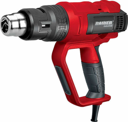 Raider RDI-HG24 Πιστόλι Θερμού Αέρα 2200W με Ρύθμιση Θερμοκρασίας εως και 650°C