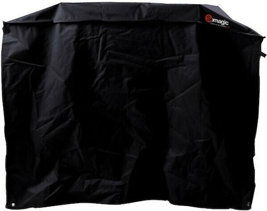Somagic Grill Cover Black Compatible with the Somagic BBQ 120 from Polyester with UV Protection 120cmx62cmx80cmcm