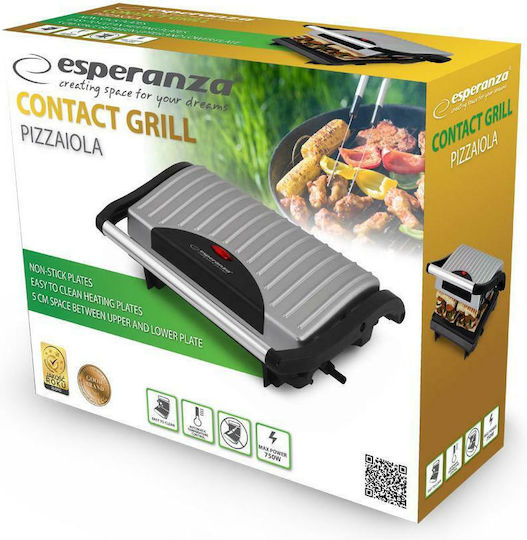 Esperanza Pizzaiola Sandwich Maker for 2 Sandwiches 750W Gray