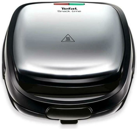Tefal Snack Time Sandwichmaker mit Abnehmbaren Platten für 2 Sandwiches 700W Inox