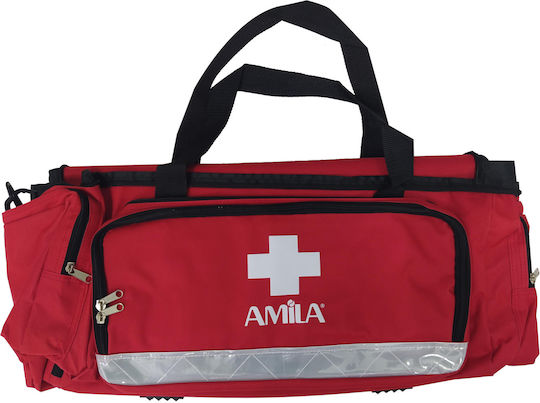AMILA Medical First Aid Rucksack Red