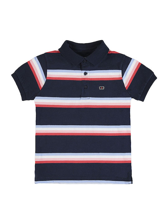 Kinderpolo Kurzarm Marineblau