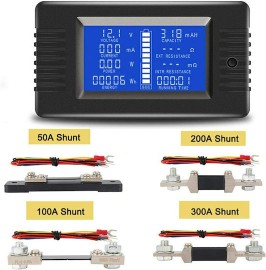 Ideahellas D843893 Ψηφιακό Battery Tester Ακίδας Monitor