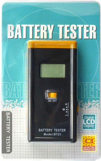E-Sun BT-21 Ψηφιακό Battery Tester με Πτυσσόμενη Υποδοχή