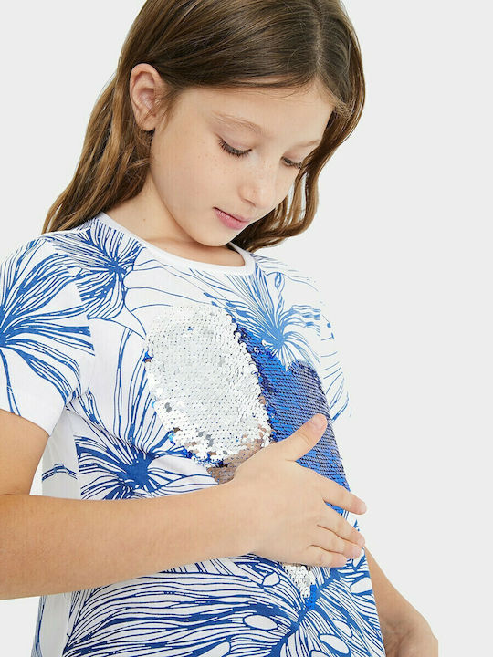Kinderhemd Kurzarm Weiß Greta