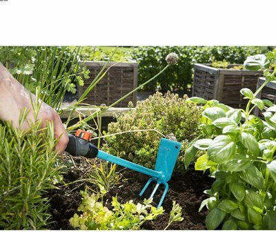 Gardena Combi Cultivator with Three Prongs Hand with Pole 36.6cm