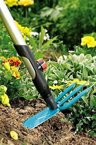 Gardena Combi Cultivator with Three Prongs Hand with Pole 36.6cm