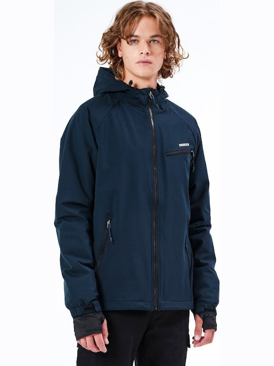 Winter Jacke Wasserdicht und Winddicht Indigo