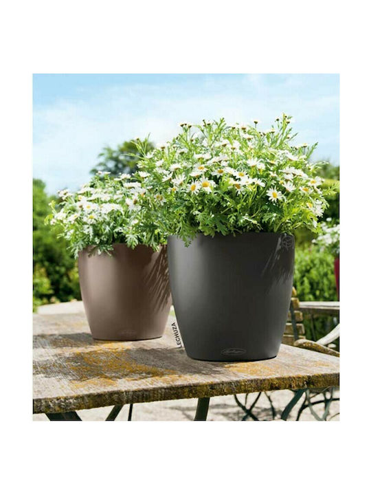 Lechuza Classico Self-watering Pot Plastic Slate 43x43x40cm.