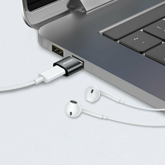 Joyroom S-H152 Конвертор USB-C женски към USB-A мъжки Черен 2бр