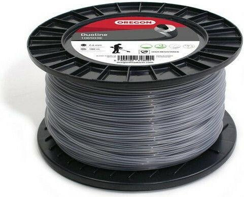 Oregon Duoline Round Brush Cutter Trimmer Line 2.4mm 90m 106501E