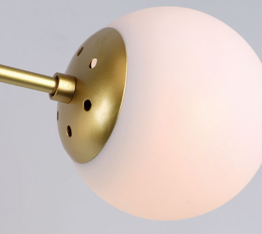 Home Lighting Πλαφονιέρα Οροφής 83εκ. Χρυσή με Ντουί E27