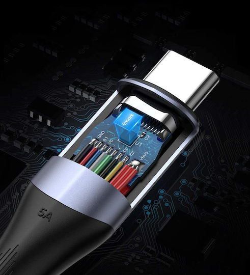 Ugreen Braided USB 3.2 Cable USB-C Male - USB-C 100W PD Black 1m 80150