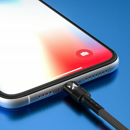 Wozinsky Geflochten USB-C zu Lightning Kabel 18W Schwarz 1m (WUC-PD-CL1B)