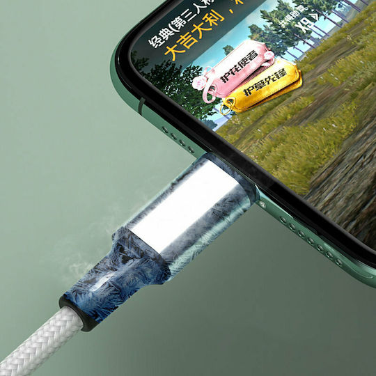 Wozinsky Braided USB 2.0 Cable USB-C male - USB-A Μαύρο 2m WUC-C2B