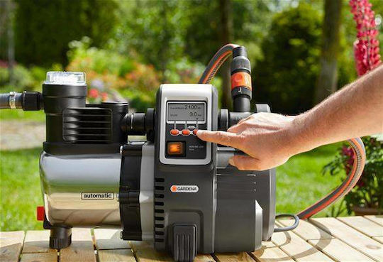Gardena Premium Lcd Pump 6000/6e Single Stage Single Phase Water Pressure Pump without Container 1300W