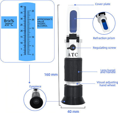 Winemaking Refractometer Al77221