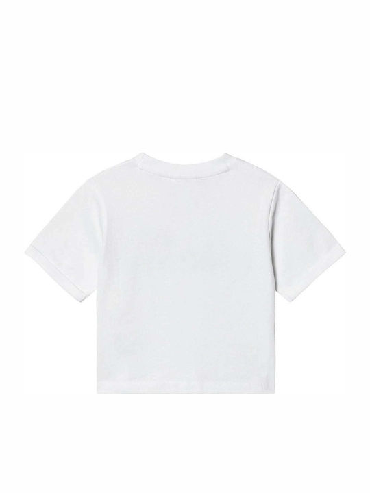 Ellesse Crop Top Λευκό