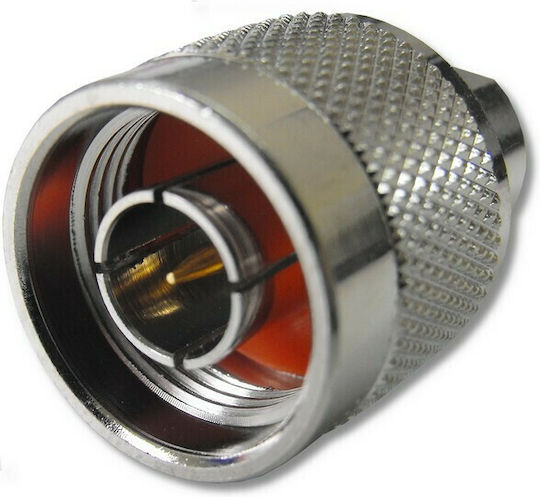 E Zy.Net EZ-NM2NFRA N-Connector Male to N-Connector Female Silver 1 Piece