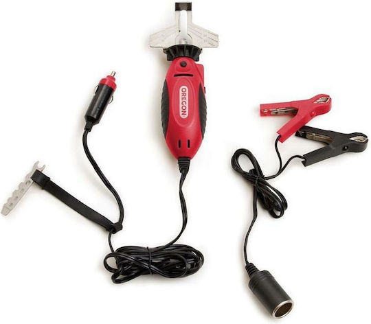 Oregon Sure Sharp Ηλεκτρικό Τροχιστικό Αλυσίδων 12V με Φις για Μπαταρία Αυτοκινήτου 585015