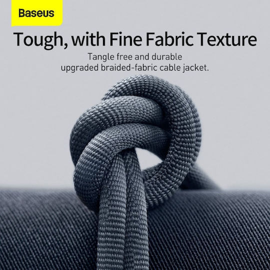 Baseus Crystal Shine Braided USB-C to Lightning Cable 20W Black 1.2m (CAJY000201)