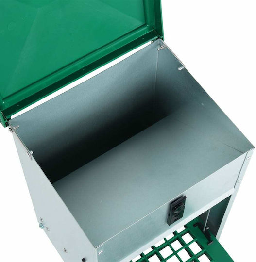 vidaXL Feedomatic Αυτόματη Πλαστική Ταΐστρα για Κότες και Πουλερικά με Πεντάλ 33.5x23x50εκ.