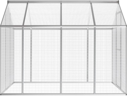 vidaXL 170349 Habitator Pentru Păsări Din Aluminiu 178x242x192cm
