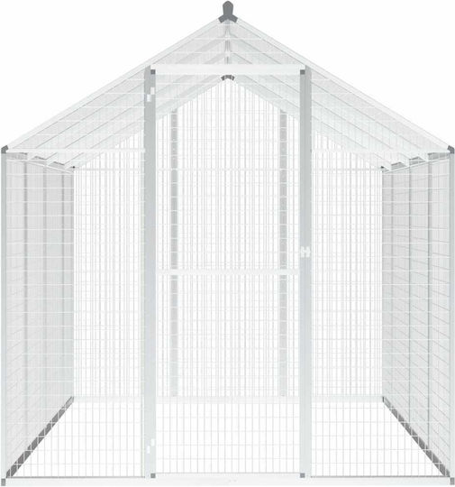 vidaXL 170349 Habitator Pentru Păsări Din Aluminiu 178x242x192cm