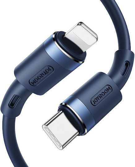 Joyroom S-1224N9 Редовна USB-C към Lightning кабел 20W Син 1.2м