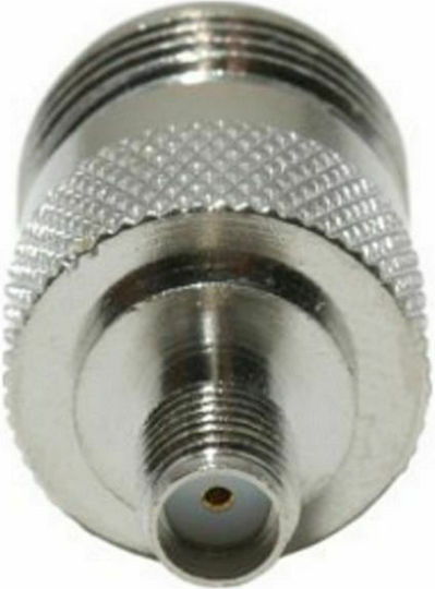 E Zy.Net EZ-SMAF2NF Μετατροπέας SMA female σε N-Connector female Ασημί 1τμχ