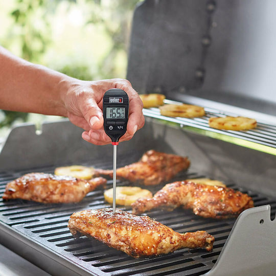 Weber Instant-Read Electronical BBQ Thermometer with Probe
