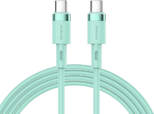 Joyroom S-1830N9 USB 2.0 Cable USB-C male - USB-C 60W Πράσινο 1.8m