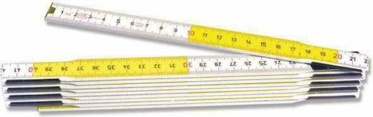 Stanley 0-35-458 Wooden Folding Ruler 2m