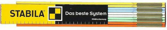 Stabila 12430 Ξύλινο Σπαστό Μέτρο 2m