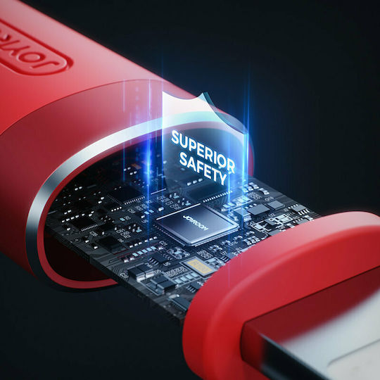 Joyroom S-1224N9 USB-C zu Lightning Kabel 20W Rot 1.2m