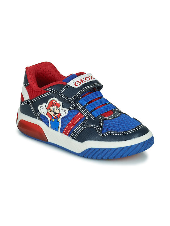 Geox Παιδικά Sneakers Inek Ανατομικά Μπλε