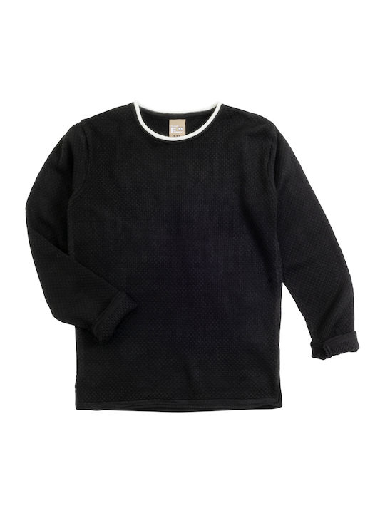 Funky Kids Sweater Long Sleeve Black