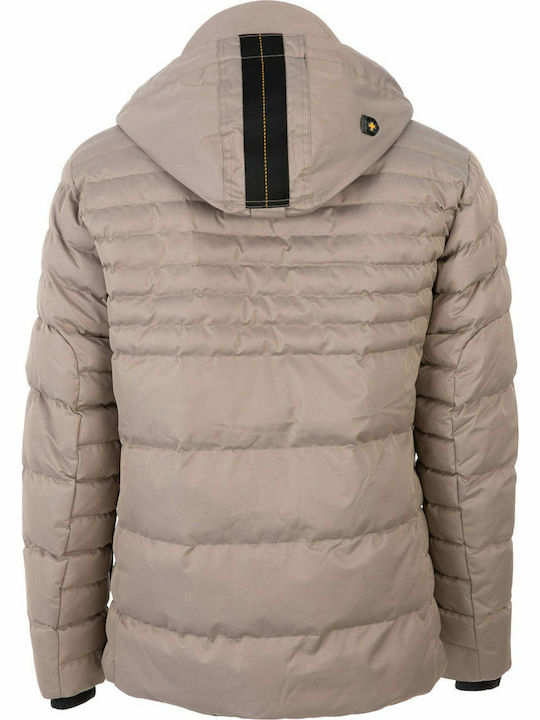 Geacă de Iarnă Puffer Bej