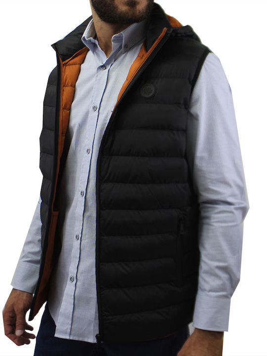 Sleeveless Jacket Puffer Black