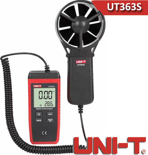 Uni-T Anemometer with Sensor 0,3~30m/s UT363S